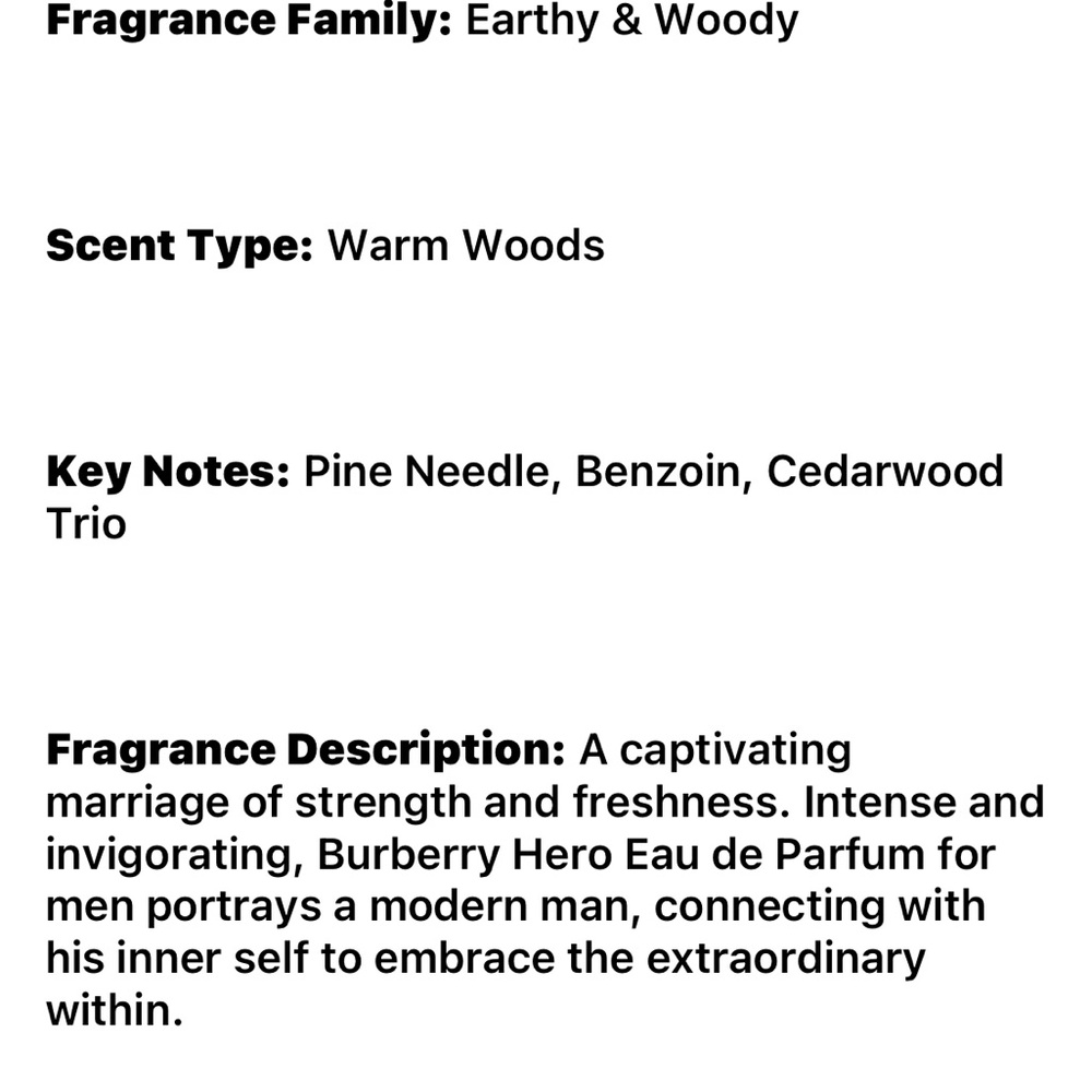 Burberry Hero Sample - Picture 5 of 5